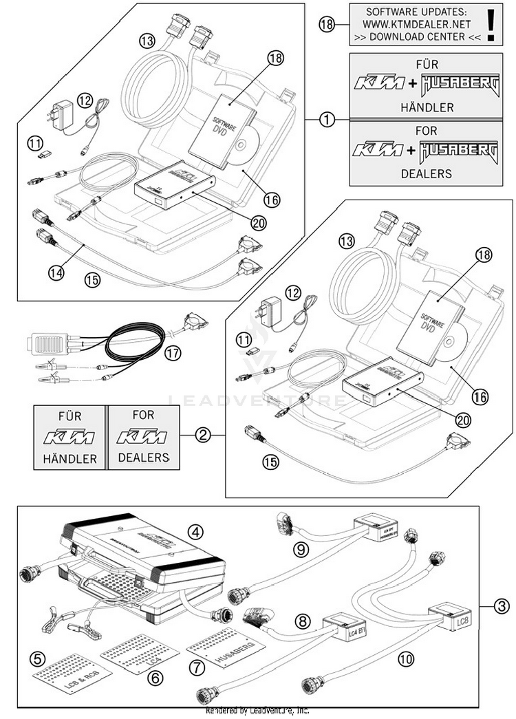 Diagnostic Tool 250 XCFW Engine - 2012 Schematic