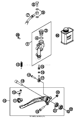Rear Brake Control Schematic