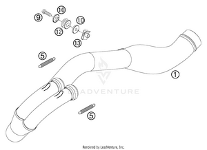 Exhaust Pipe Schematic