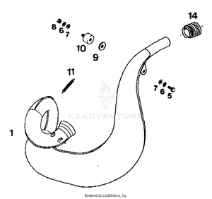 Exhaust Pipe Schematic