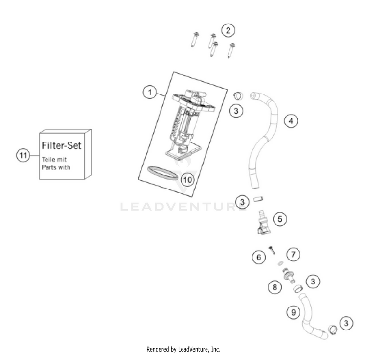 Kraftstoffpumpe 300 XC-W FACTORY EDITION CHASSIS - 2025 Schematic
