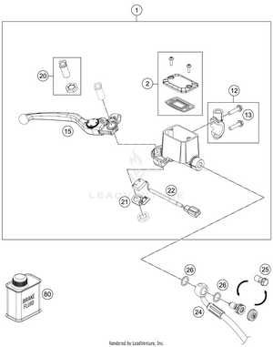 Front Brake Control Schematic