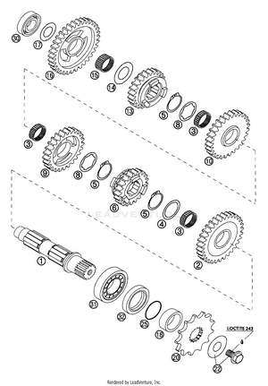 Transmission Ii - Countershaft (eu) Schematic