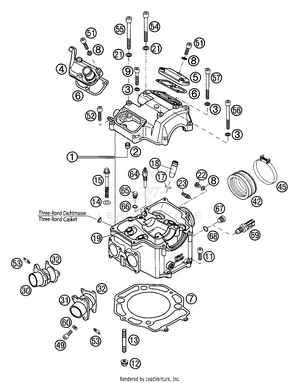 Cylinder Head Schematic