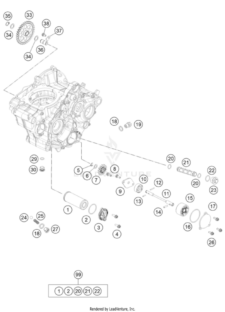 Lubricating System Schematic