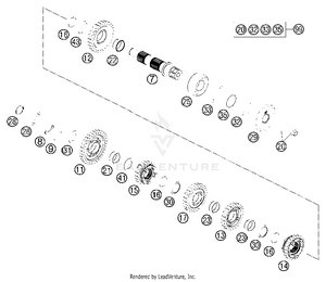 Transmission Ii - Counter Shaft Schematic