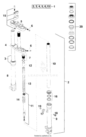 Front Fork Schematic