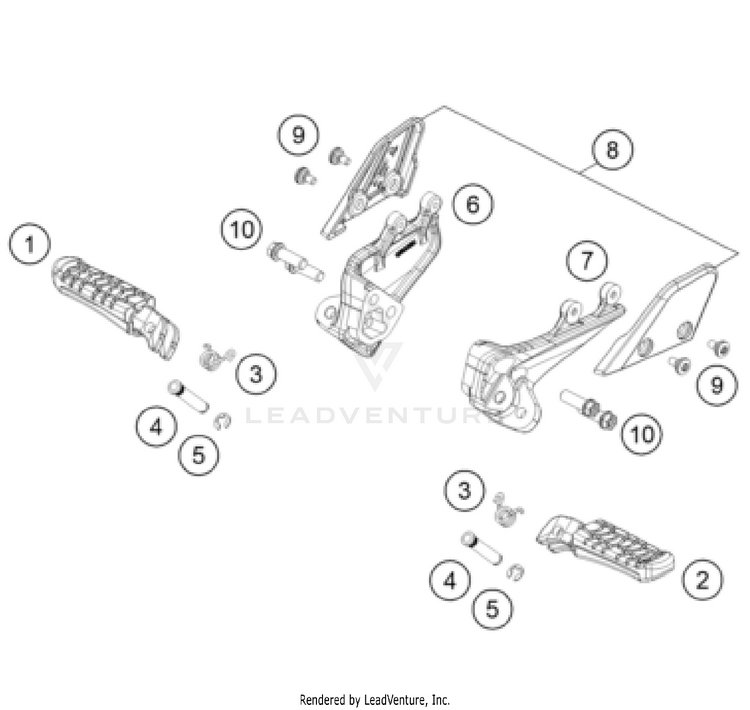 Footpegs Schematic