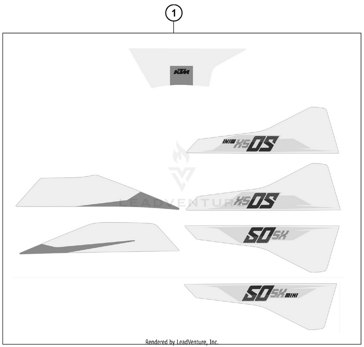 Decal 50 SX Chassis - 2016 Schematic