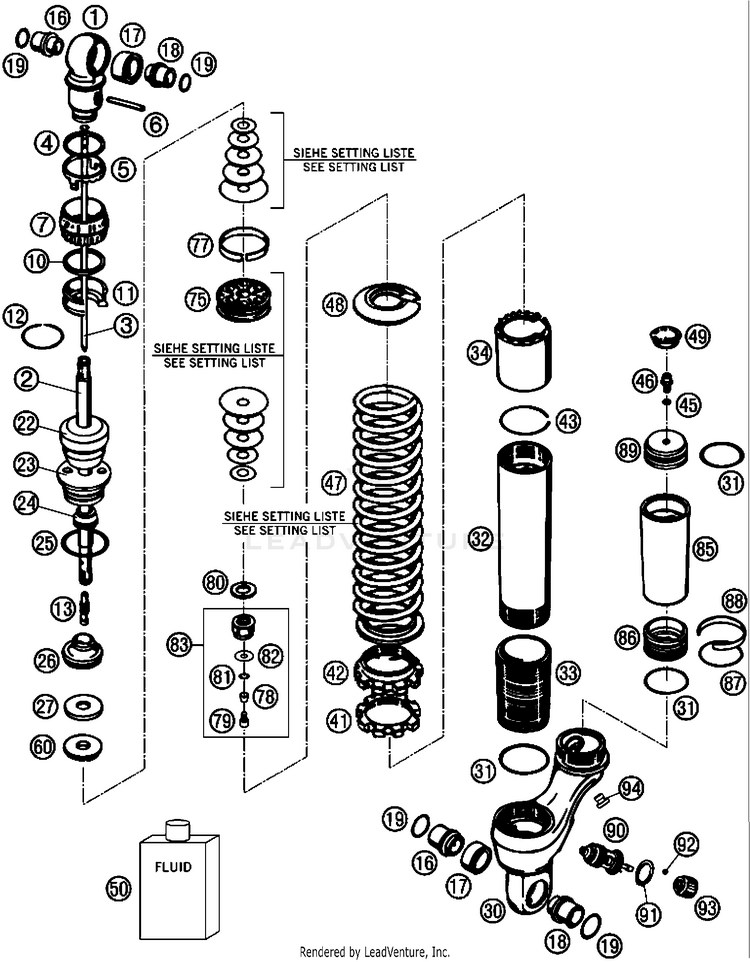 Monoshock Disassembled Schematic