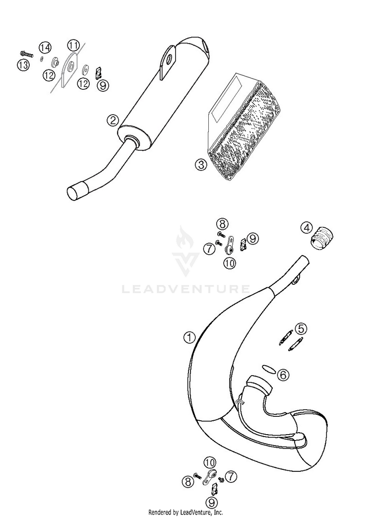 Exhaust System Schematic