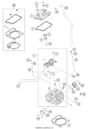 Cylinder Head Schematic