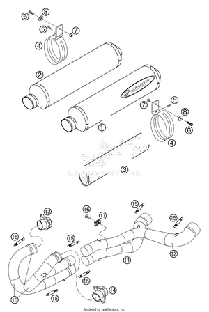 Silencer, Pipes Schematic