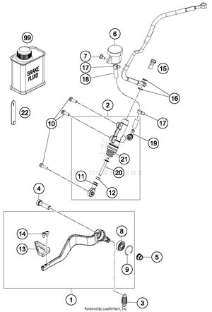 Rear Brake Control Schematic