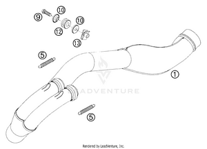 Exhaust Pipe Schematic
