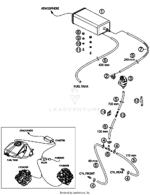 Evaporative Canister Schematic