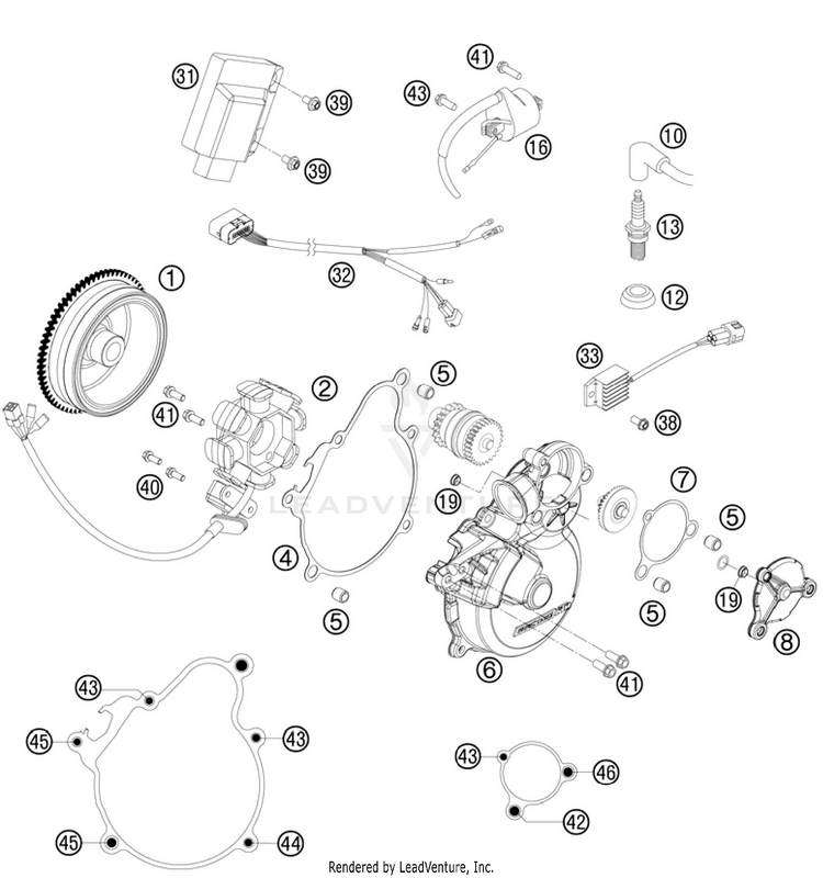 Ignition System 300 XC Engine - 2011 Schematic