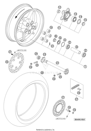 Rear Wheel Schematic