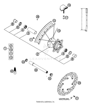 Front Wheel Schematic