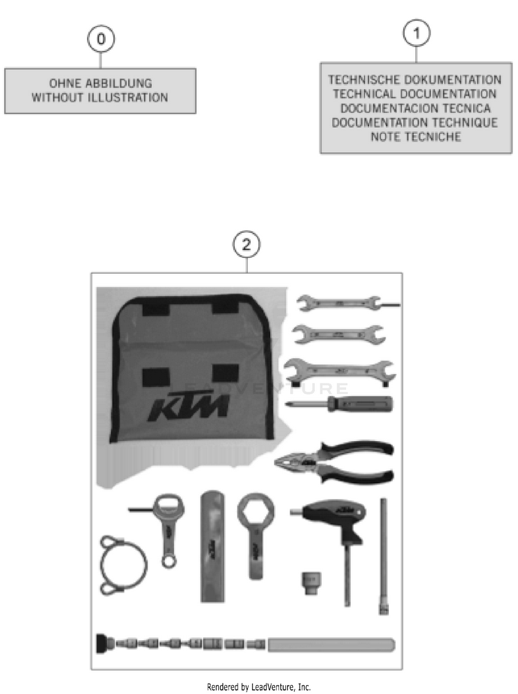 Seperate Enclosure 1290 SUPER ADVENTURE R OT CHASSIS - 2024 Schematic