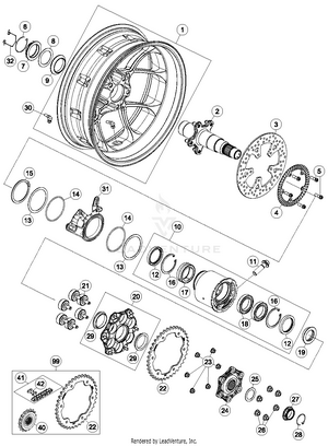 Rear Wheel Schematic