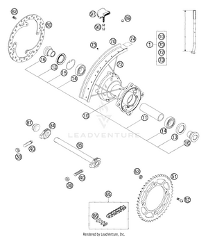 Rear Wheel Schematic