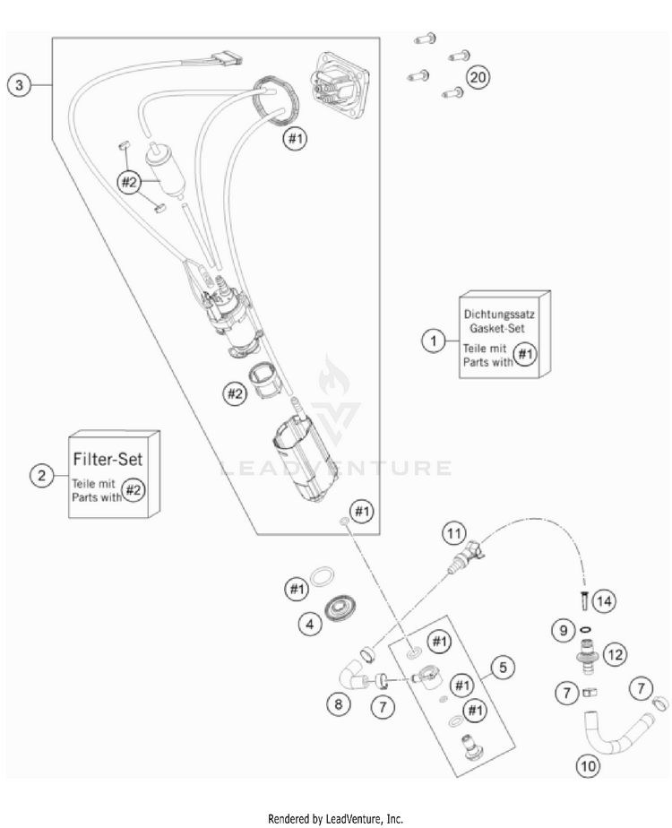 Fuel Pump 300 XC TPI US CHASSIS - 2022 Schematic