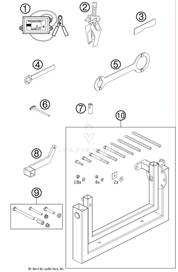 Special Tools 50 SX Mini Engine - 2012 Schematic