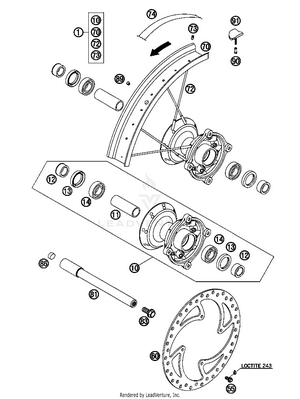 Front Wheel Schematic