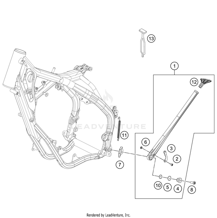 Side / Center Stand Schematic