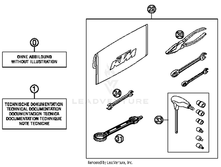 Accessories Kit 450 SXF FACTORY EDITION Chassis - 2016 Schematic
