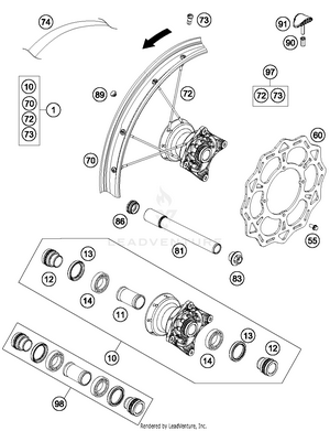 Front Wheel Schematic