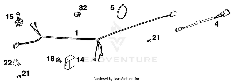 Wiring Harness Exc (Usa) 200 EXC Chassis - 2001 Schematic