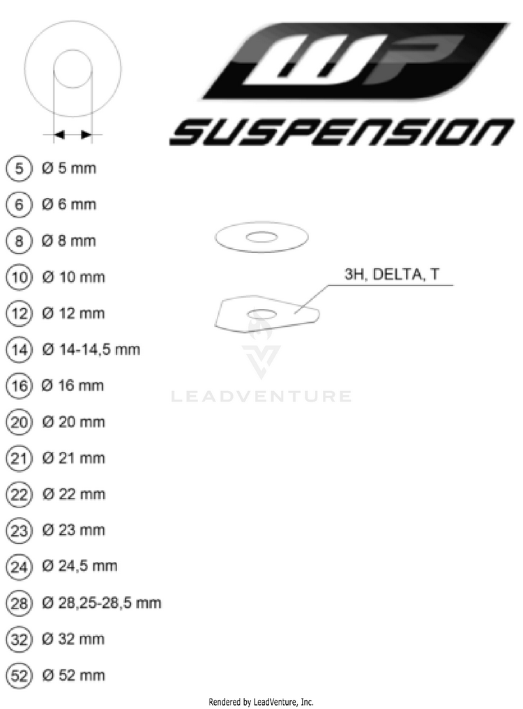 Wp Shims For Setting 150 XC-W TPI US CHASSIS - 2022 Schematic