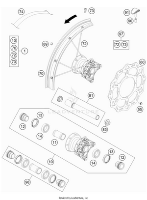 Front Wheel Schematic