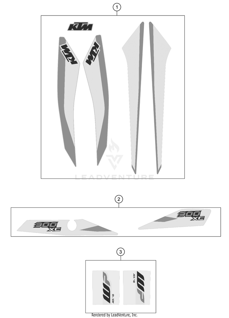 Decal 300 XC CHASSIS - 2018 Schematic