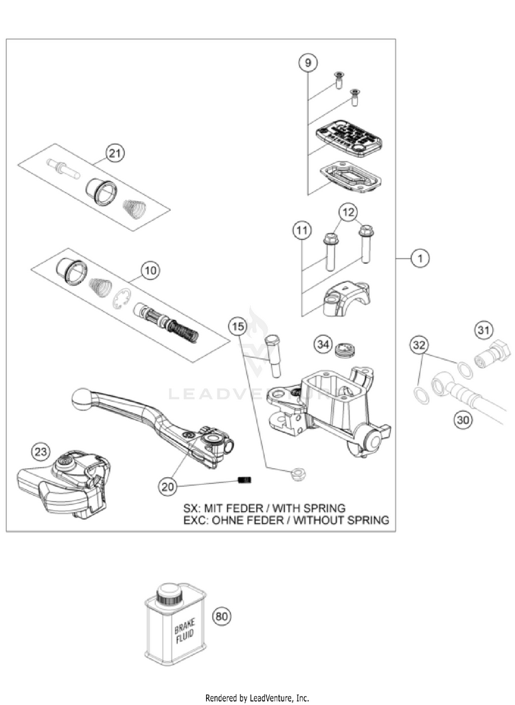 Front Brake Control Schematic