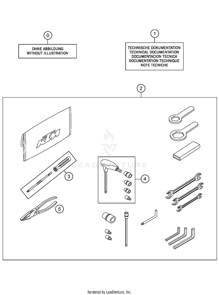 Seperate Enclosure 1290 SUPER ADVENTURE R CHASSIS - 2020 Schematic
