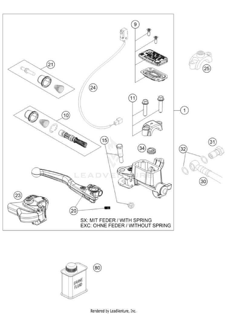 Front Brake Control Schematic