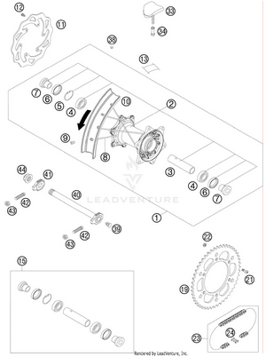 Rear Wheel Schematic