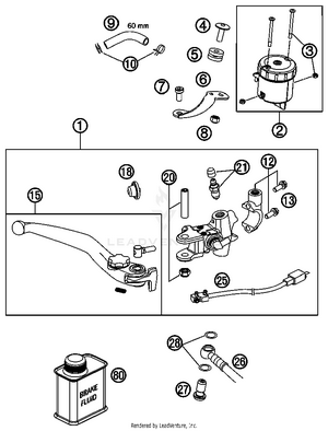 Hand Brake Cylinder Schematic