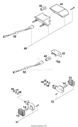 Flashe, Rear Light Schematic