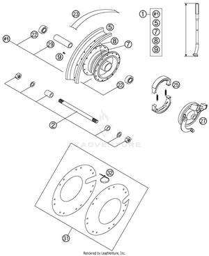 Front Wheel Schematic