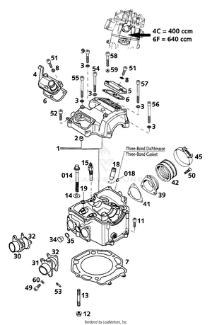 Cylinder Head Schematic
