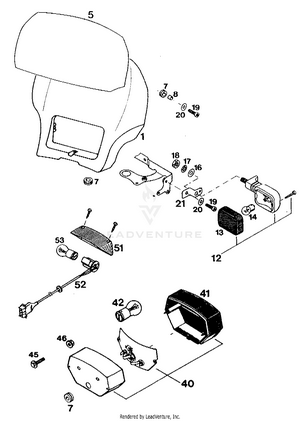 Mask, Rear Light Schematic