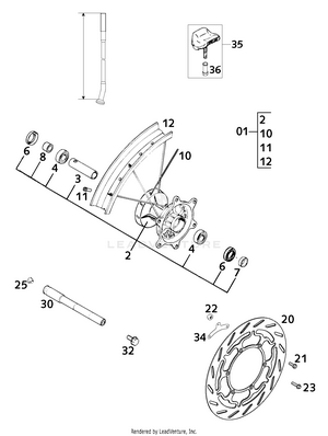 Front Wheel Schematic