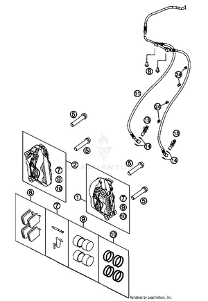 Break Caliper Front Schematic