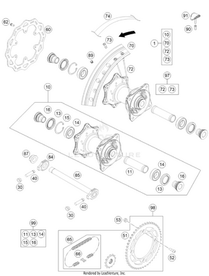 Rear Wheel Schematic
