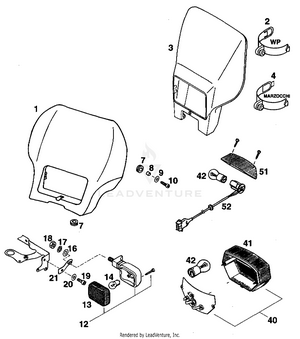 Mask, Flasher,rear Light Schematic