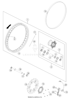 Front Wheel Schematic